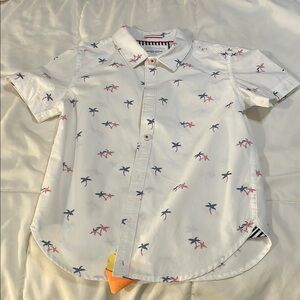Boy’s Denim & Flower shirt-sleeve button down 7